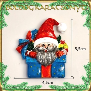 Karácsonyi hűtőmágnes S-KA26-21 - otthon & életmód - dekoráció - dísztárgy - Meska.hu