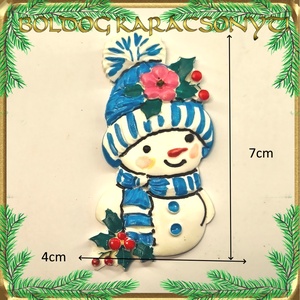 Karácsonyi hűtőmágnes S-KA26-06 - otthon & életmód - dekoráció - dísztárgy - Meska.hu