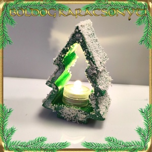 Karácsonyi mécses tartó S-KA28 01-1 - Meska.hu