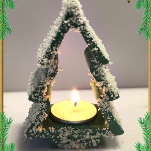 Karácsonyi mécses tartó S-KA28 01-2 - Meska.hu