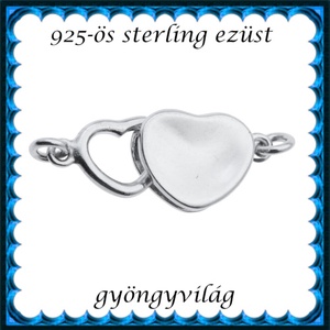 925-ös ezüst 1soros lánckapocs ELK 1S 43R - Meska.hu