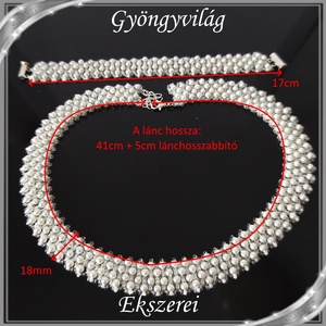 Ékszerek-szettek: Esküvői, menyasszonyi, alkalmi ékszer szett,  SSZEB-GY07-02 üt  fehér - esküvő - ékszer - ékszerszett - Meska.hu