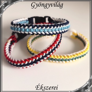 Ékszerek-karkötők: Makramé paracord karkötő SK-M 37-18  fémmentes 3db - Meska.hu