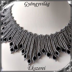 Ékszerek-nyakláncok: Esküvői, menyasszonyi, alkalmi ékszer szett,  SL-GY11-3-1 - esküvő - ékszer - nyaklánc - Meska.hu