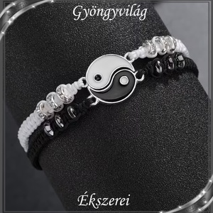 Ékszerek-karkötők: Makramé karkötő SK-M 43-2   2db karkötő - ékszer - karkötő - gyöngyös karkötő - Meska.hu