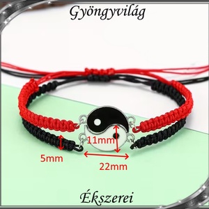 Ékszerek-karkötők: Makramé karkötő SK-M 43-3   2db karkötő - ékszer - karkötő - gyöngyös karkötő - Meska.hu