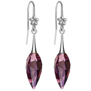  925-ös sterling ezüst ékszerkellék: fülbevalóalap akasztós EFK A 73-2 - kellékek & szerszámok - ékszerkellék - fülbevaló alap - Meska.hu