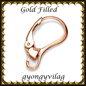 925-ös sterling ezüst ékszerkellék: fülbevaló kapocs, biztonsági-francia kapcsos EFK K 33RG - Meska.hu