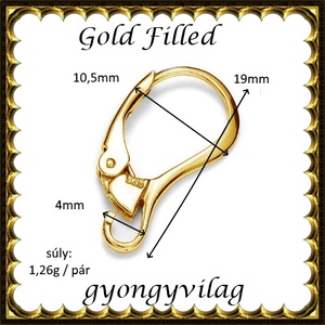 925-ös sterling ezüst ékszerkellék: fülbevaló kapocs, biztonsági-francia kapcsos EFK K 33G - kellékek & szerszámok - ékszerkellék - fülbevaló kapocs - Meska.hu