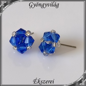 Ékszerek-szettek: Esküvői, menyasszonyi, alkalmi ékszer szett,  SSZ-ÜGY007 01 BI  KÉK - esküvő - ékszer - ékszerszett - Meska.hu