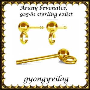 925-ös sterling ezüst ékszerkellék: fülbevaló kapocs, bedugós EFK B 01-1-3g - Meska.hu