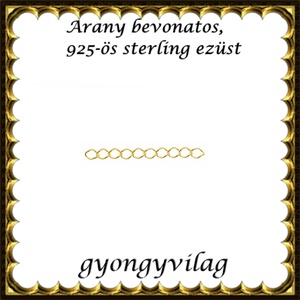 925-ös sterling ezüst ékszerkellék: lánchosszabbító ELK LH 05-3g - Meska.hu