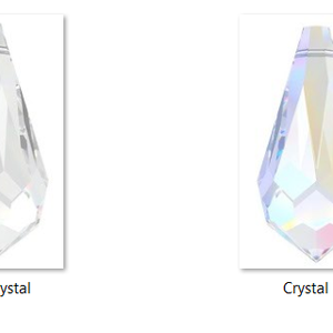 Swarovski kristály medál: csepp SW6000-22 - Meska.hu