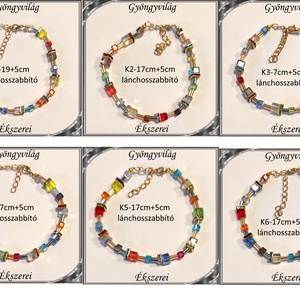 Ékszerek-szettek: karkötő-fülbevaló szett SSZ-ÜGY002   cour de lion jellegű több variációban - ékszer - ékszerszett - Meska.hu