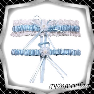 Esküvői, menyasszonyi harisnyakötő szett  ES-HK2-1hk - Meska.hu