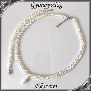 Ékszerek-szettek: Esküvői, menyasszonyi, alkalmi ékszer szett,  SSZ-ÜGY004 07 crystal ab-fehér - esküvő - ékszer - ékszerszett - Meska.hu