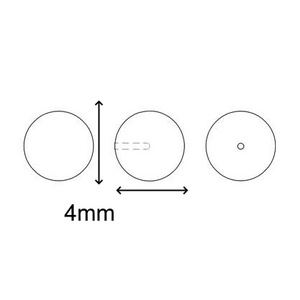 Ékszerkellék: Swarovski félig fúrt tekla gömb 4mm-es több színben SW5818-4  2db/csomag - kellékek & szerszámok - gyöngyfűzés kellékek - swarovski kristályok - Meska.hu