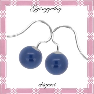 Ékszerek-fülbevalók: Swarovski félig fúrt gömb 10mm fülbevaló SF-SW5818-04-10 925 - Meska.hu