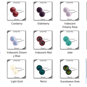 Ékszerek-fülbevalók: Swarovski félig fúrt gömb 6mm több színben SF-SW5818-6 NA - Meska.hu