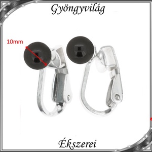 Ékszerek-fülbevalók: Swarovski félig fúrt gömb 10mm több színben SF-SW5818-05-10  5818 - ékszer - fülbevaló - klipsz - Meska.hu