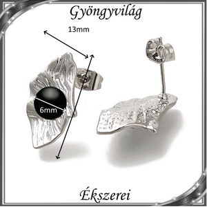 Ékszerek-fülbevalók: Swarovski félig fúrt gömb 6mm több színben SF-SW5818-11-6 PL - ékszer - fülbevaló - pötty fülbevaló - Meska.hu