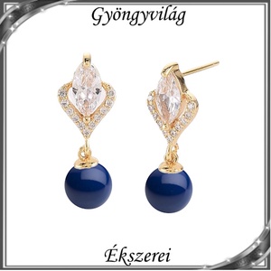Ékszerek-fülbevalók: Swarovski félig fúrt gömb 6mm több színben SF-SW5818-10-6 18K - Meska.hu
