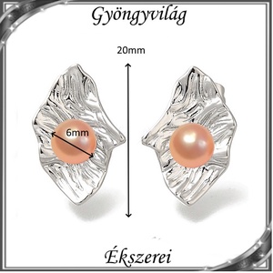 Ékszerek-fülbevalók: igazgyöngy félig fúrt gömb 8mm SF-IGY01-6 PL több szinben - ékszer - fülbevaló - pötty fülbevaló - Meska.hu