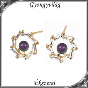 Ékszerek-fülbevalók: Swarovski félig fúrt gömb 4mm több színben SF-SW5818-12-4 18K - Meska.hu