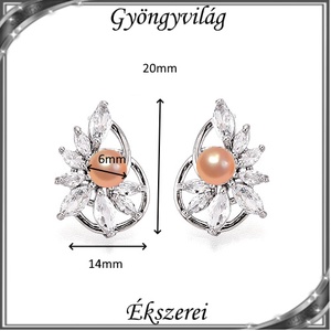 Ékszerek-fülbevalók: igazgyöngy félig fúrt gömb 6mm SF-IGY03-6 PL több szinben - ékszer - fülbevaló - pötty fülbevaló - Meska.hu