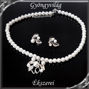 Ékszerek-szettek: Esküvői, menyasszonyi, alkalmi ékszer szett,  SSZ-05-01 - esküvő - ékszer - ékszerszett - Meska.hu