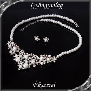 Ékszerek-szettek: Esküvői, menyasszonyi, alkalmi ékszer szett,  SSZ-05-02 - esküvő - ékszer - ékszerszett - Meska.hu