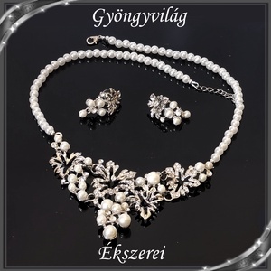 Ékszerek-szettek: Esküvői, menyasszonyi, alkalmi ékszer szett,  SSZ-05-03 - esküvő - ékszer - ékszerszett - Meska.hu