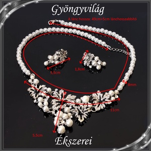 Ékszerek-szettek: Esküvői, menyasszonyi, alkalmi ékszer szett,  SSZ-05-03 - esküvő - ékszer - ékszerszett - Meska.hu