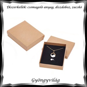Ékszerkellék: ékszer doboz, díszdoboz, zacskó BEK-EK-D04 11x13cm - ékszer - ékszertartó - ékszerdoboz - Meska.hu