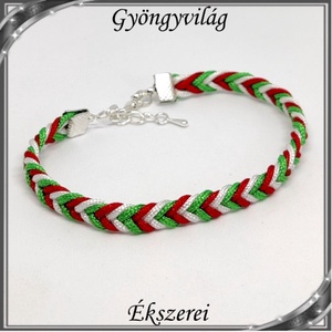 Ékszerek-szettek: Esküvői, menyasszonyi, alkalmi ékszer szett,  SSZ-07 02 ÜT  szürke - ékszer - karkötő - fonott karkötő - Meska.hu