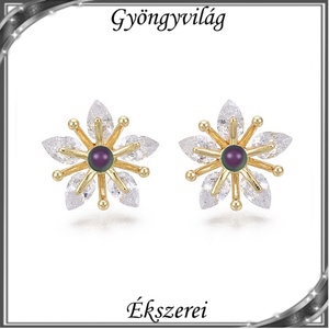 Ékszerek-fülbevalók: Swarovski félig fúrt gömb 4mm több színben SF-SW5818-15 18K - ékszer - fülbevaló - pötty fülbevaló - Meska.hu