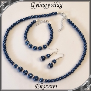 Ékszerek-szettek: Esküvői, menyasszonyi, alkalmi ékszer szett,  SSZ-12-ÜT-01  - esküvő - ékszer - ékszerszett - Meska.hu