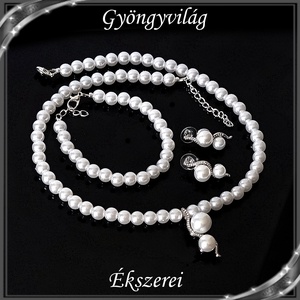 Ékszerek-szettek: Esküvői, menyasszonyi, alkalmi ékszer szett SSZ-03-10 - ékszer - ékszerszett - Meska.hu