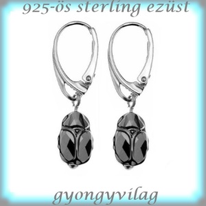  925-ös sterling ezüst ékszerkellék: fülbevalóalap biztonsági kapoccsal EFK K 14 - kellékek & szerszámok - ékszerkellék - fülbevaló alap - Meska.hu
