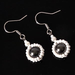 Ékszerek-fülbevalók: Swarovski gyöngy fülbevaló SF-02-SW több színben - ékszer - fülbevaló - lógó fülbevaló - Meska.hu