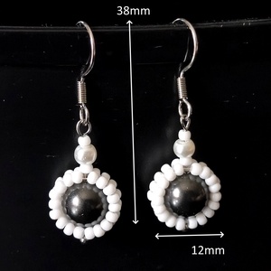 Ékszerek-fülbevalók: Swarovski gyöngy fülbevaló SF-02-SW több színben - ékszer - fülbevaló - lógó fülbevaló - Meska.hu
