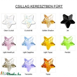 Swarovski csillag 8mm-es több színben SW5714-8 2db/csomag - gyöngy, ékszerkellék - swarovski kristályok - Meska.hu Swarovski csillag 8mm-es több színben SW5714-8 2db/csomag - gyöngy, ékszerkellék - swarovski kristályok - Meska.hu
