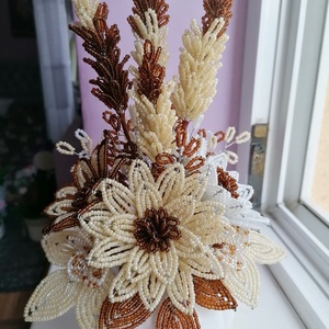 Őszi asztali dísz tök kaspóban - otthon & életmód - dekoráció - asztal és polc dekoráció - asztaldísz - Meska.hu