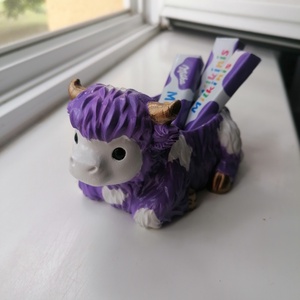 Milka tehén csokival - otthon & életmód - dekoráció - asztal és polc dekoráció - asztaldísz - Meska.hu