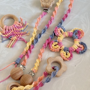 Napfényízű virágzás Baba Szett, Baba - mama, Baba játékok, Cumilánc, Csomózás, MESKA