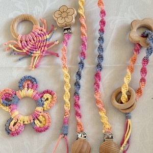 Napfényízű virágzás Baba Szett - baba - mama - baba játékok - cumilánc - Meska.hu