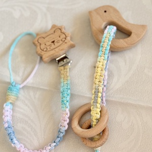 Csörgők, Cumiláncok - baba - mama - baba játékok - cumilánc - Meska.hu