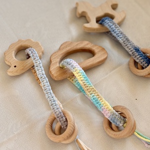 Csörgők, Cumiláncok - baba - mama - baba játékok - cumilánc - Meska.hu