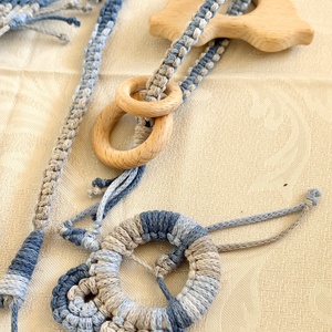 Tengerkék Nyugalom Baba Szett - baba - mama - baba játékok - cumilánc - Meska.hu