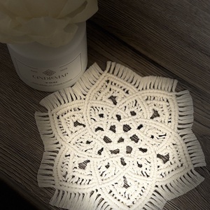 Mandala � Prémium csipke-alátét (16 cm) - otthon & életmód - dekoráció - asztal és polc dekoráció - horgolt & csipketerítő - Meska.hu